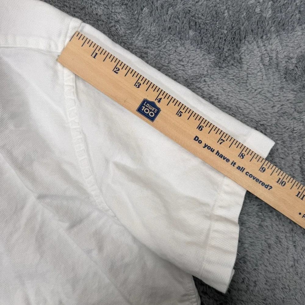 Proper Cloth Shirt Mens XL White 100% Cotton Short Sleeve Button Up - Picture 7 of 7